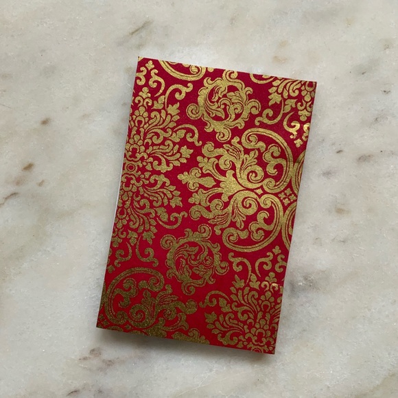 Red&Gold Damask Pocket Journal - Picture 3 of 5